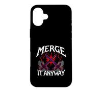Custodia per iPhone 16 Plus Programmer Humor Merge It Anyway Developer
