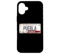 Custodia per iPhone 16 Plus Puebla Mexico License Plate Mexican Travel Vacation Beach