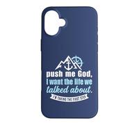 Custodia per iPhone 16 Plus Push Me God