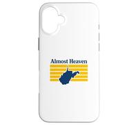 Custodia per iPhone 16 Plus Quasi Paradiso West Virginia Retro