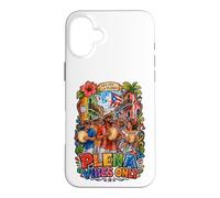 Custodia per iPhone 16 Plus ¡Que Viva La Plena! Plena Vibes Only Musica portoricana