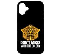 Custodia per iPhone 16 Plus Queen Bee Don't Mess With The Colony Beekeeper