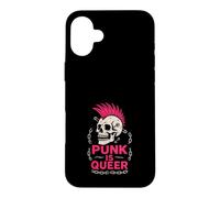 Custodia per iPhone 16 Plus Queer Punk LGBTQ Pride Alternativa Ribellione anarchica