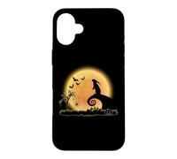 Custodia per iPhone 16 Plus Rabbit Animal And Moon Scary Funny Halloween Costume