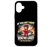Custodia per iPhone 16 Plus Racing If You Ain't First You're Last Racing Citazione
