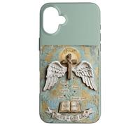Custodia per iPhone 16 Plus Radicato nell'amore di Dio Cristo Cross Wings Bibbia