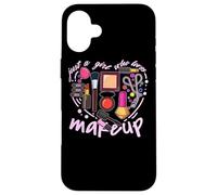 Custodia per iPhone 16 Plus Ragazza MUA Make Up Addict Bellezza per ciglia Trucco