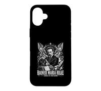 Custodia per iPhone 16 Plus Rainer Maria Rilke Angeli nel poeta del sangue