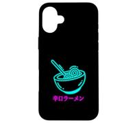 Custodia per iPhone 16 Plus Ramen Destiny Anime Giapponese Semplice Giapponese Kawaii Artstyle