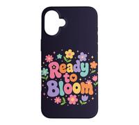 Custodia per iPhone 16 Plus Ready To Bloom Amante della Lettura Floreale Retro Bookworm