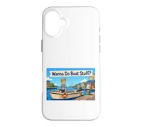 Custodia per iPhone 16 Plus Really Like Boat Stuff - Divertente canottaggio Lake Life Bay Ocean