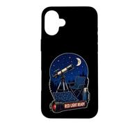 Custodia per iPhone 16 Plus RED LIGHT READY Notte di Astronomia Telescopio Attrezzatura