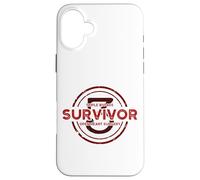 Custodia per iPhone 16 Plus Regalo di recupero della chirurgia cardiaca per sopravvissuti a triplo bypass.