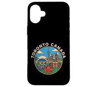 Custodia per iPhone 16 Plus Regalo turistico della città souvenir di Toronto, Canada, viaggio di andata e ritorno