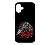 Custodia per iPhone 16 Plus Regola la tempesta Rusla Viking Norse Berserker
