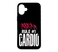 Custodia per iPhone 16 Plus Regola numero uno Cardio Zombie Apocalypse Running