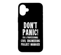 Custodia per iPhone 16 Plus Responsabile del progetto di ingegneria civile