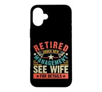 Custodia per iPhone 16 Plus Retired Under New Management See Wife For Details