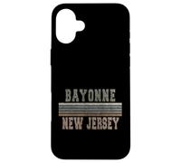 Custodia per iPhone 16 Plus Retro Bayonne New Jersey