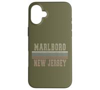 Custodia per iPhone 16 Plus Retro Marlboro New Jersey
