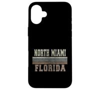 Custodia per iPhone 16 Plus Retrò North Miami Florida