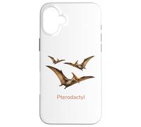 Custodia per iPhone 16 Plus Rettili volanti preistorici pterodattili