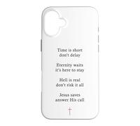 Custodia per iPhone 16 Plus Rhyming Evangelistic Gospel Message - Christian Faith Poem