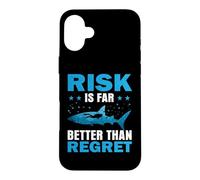 Custodia per iPhone 16 Plus Risk Is Far Better Than Regret Scuba Dive Diver Diving