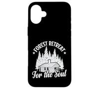 Custodia per iPhone 16 Plus Ritiro nella foresta per l'anima