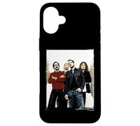 Custodia per iPhone 16 Plus Ritratto di Michael Robert Williams del club motociclistico ribelle nero