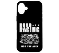 Custodia per iPhone 16 Plus ROAD RACING BACIO LA APEX moto motorsport più veloce gara