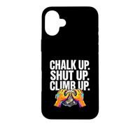 Custodia per iPhone 16 Plus Rock Climbing Bouldering Chalk Up Climb Hands
