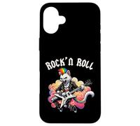 Custodia per iPhone 16 Plus Rock'n Roll Boys Cat Rockstar, Punk Goth Band, Kids Boys