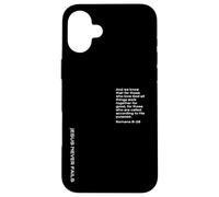 Custodia per iPhone 16 Plus Romani 8 Versetto 28, Fede unica, Bene è Dio, Cristiano