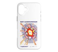 Custodia per iPhone 16 Plus Roy Lichtenstein Explosion, grafica pop art retrò