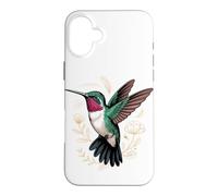 Custodia per iPhone 16 Plus Ruby-Throated Hummingbird Garden Bird Birder