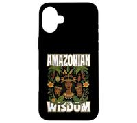 Custodia per iPhone 16 Plus SAGGEZZA AMAZZONICA Culture antiche Popoli indigeni Giungla