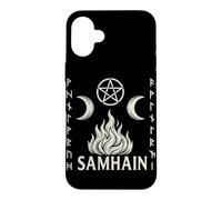 Custodia per iPhone 16 Plus Samhain Wicca Wiccan Witchy Vibes Festival celtico di Halloween