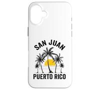 Custodia per iPhone 16 Plus San Juan Maglietta Souvenir sulla spiaggia Puerto Rico 2025 Vacanza