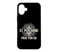 Custodia per iPhone 16 Plus San Pellegrino Prega per noi Preghiera Cattolica Devozione
