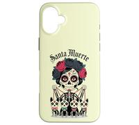 Custodia per iPhone 16 Plus Santa Muerte Santo Popolare Spirituale