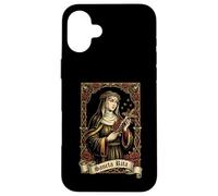 Custodia per iPhone 16 Plus Santa Rita da Cascia Patrono dell'Impossibile