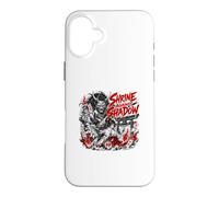 Custodia per iPhone 16 Plus Santuario contro l'ombra Oni Samurai Epic Anime