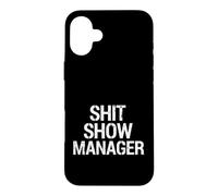 Custodia per iPhone 16 Plus Sarcastico Divertente Detto Show Manager Umoristico
