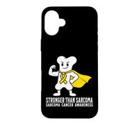 Custodia per iPhone 16 Plus Sarcoma Cancer Awareness Products Kids Bones Sarcoma Warrior