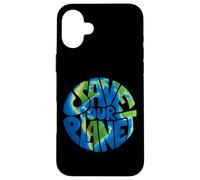 Custodia per iPhone 16 Plus Save Our Planet l Salvare il mondo Protezione del clima