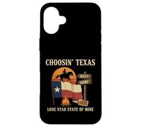 Custodia per iPhone 16 Plus Scegliere il Texas Shining Star State in mente Country Cowboy