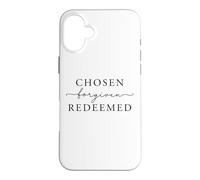 Custodia per iPhone 16 Plus Scelti perdonati Cristiani Redenti Uomini Donne Pasqua Gesù