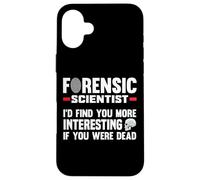 Custodia per iPhone 16 Plus Scienziato forense Coroner Studente di scienze forensi