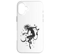 Custodia per iPhone 16 Plus Scimmia Mistica Notte Luna Crescente